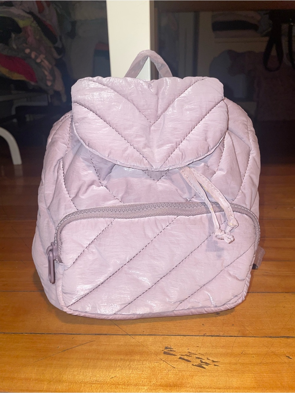 Zara Terez Quilted Mini Backpack in Light Lavender